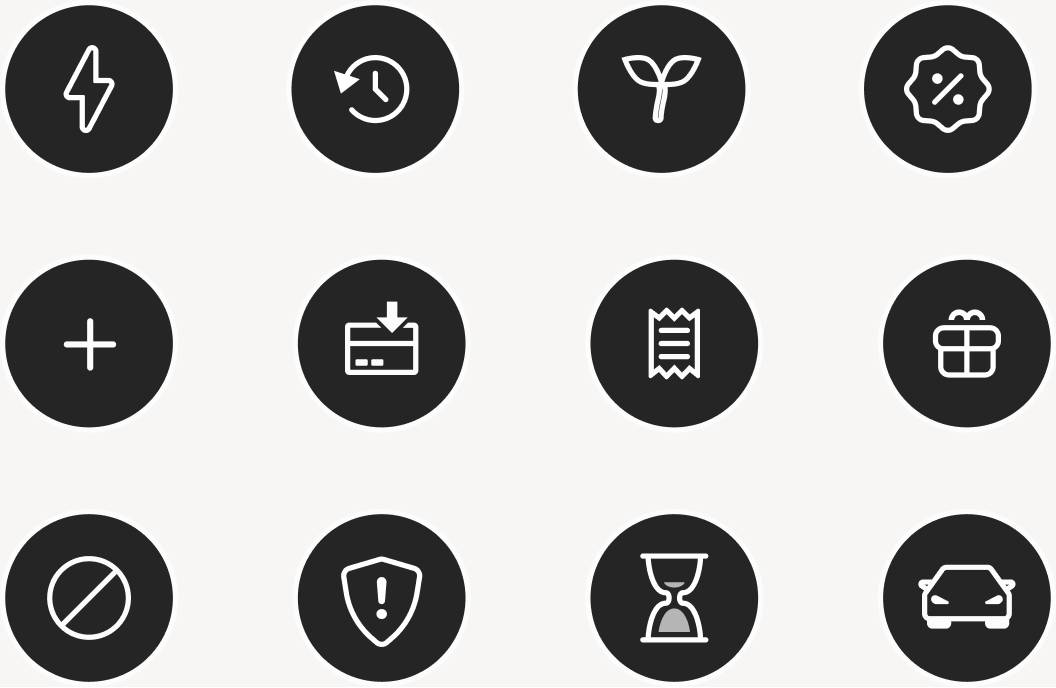 Barry Energy transaction icons